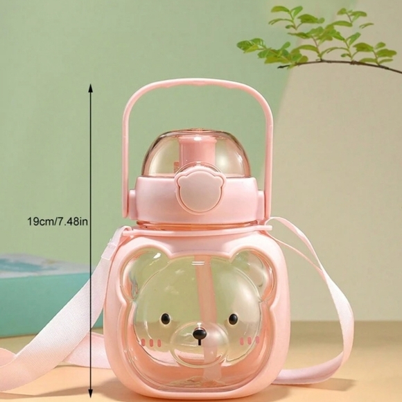 🔹️CHILDREN🔹️ plastic  800ML WATER BOTTLES purple / beige / blue remain. - Picture 2 of 5